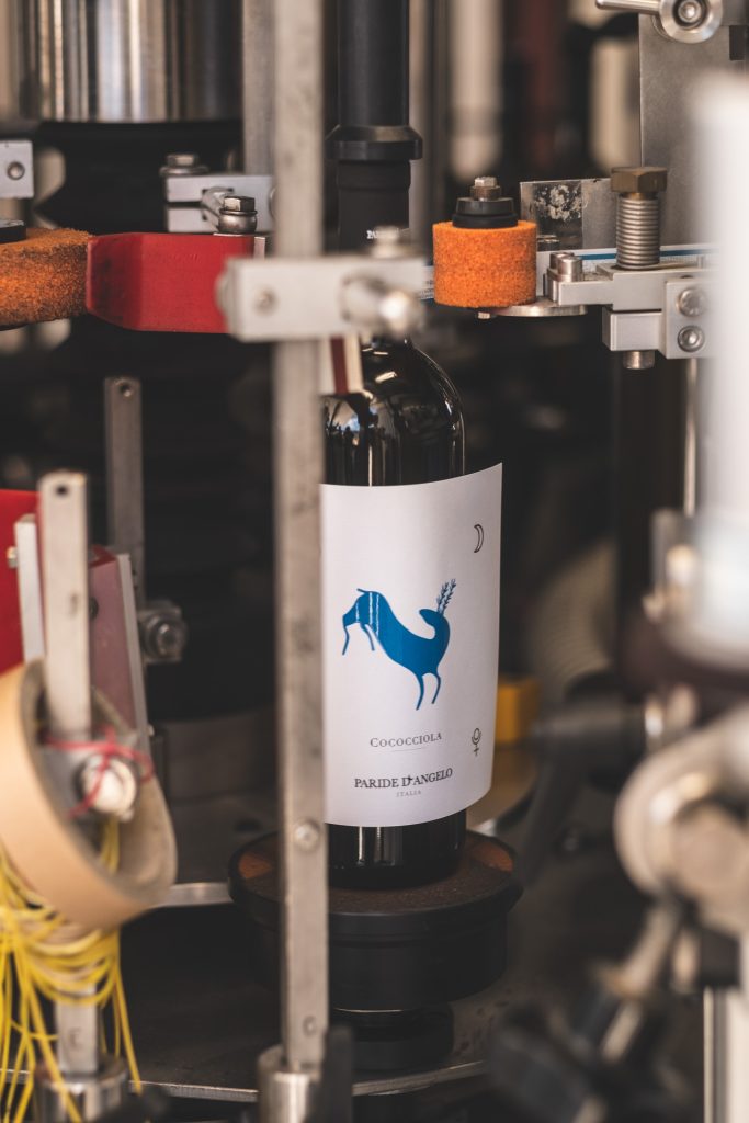 Bottling the Cococciola on the estate line